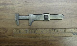 Antique Billings & Spencer 5 - 1/4 " Adjustable Bicycle Wrench,  Model B,  Good Cond.