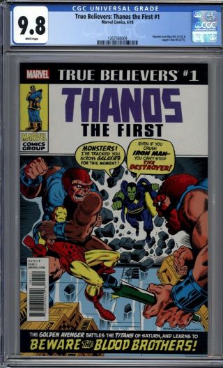 True Believers: Thanos The First 1 Iron Man 55 Logan 