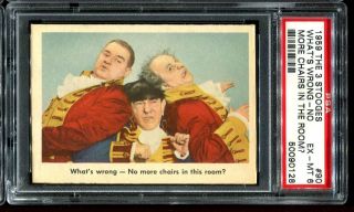 1959 Fleer The 3 Three Stooges 90 What 