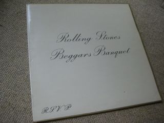 The Rolling Stones Beggars Banquet Lp Stereo Uk 1st Press [ex,  /vg,  ]
