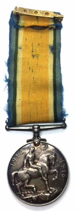 Canada 1914 1918 Wwi War Medal Pte.  L.  P.  Pasher Smn.  R.  N.  R.