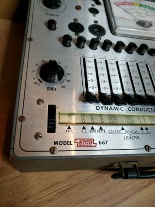 Vintage EICO 667 Dynamic Conductance Tube and Transistor Tester 2