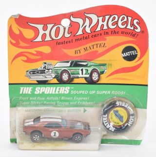 Vintage 1969 Hot Wheels Heavy Chevy Orange 1 Blister Pack Carded Redline Hk