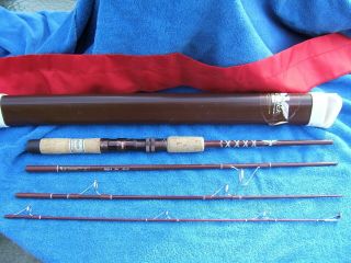 Vintage Fenwick Feralite Sf65 - 4 Voyageur 4 Pc Spin Fishing Rod