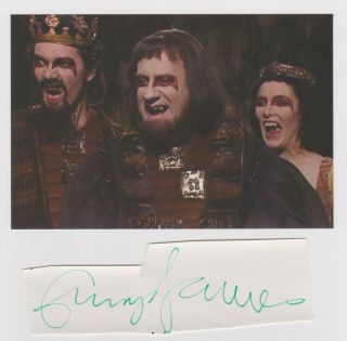 Doctor Who Aukon Emrys James D@60 Signed Piece & Pc Pic From State Of Decay Rare