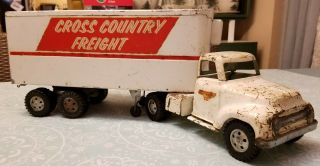 1955 Tonka Private Label Cross Country Freight Steel Semi Truck
