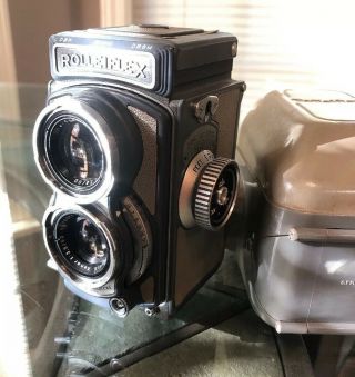 Rolleiflex Grey Baby 4x4 Vintage Film Camera