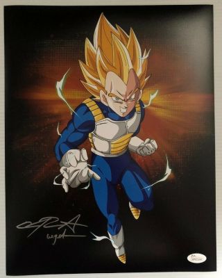 Chris Sabat Signed Autographed 11x14 Photo Dragon Ball Z Vegeta Jsa 15