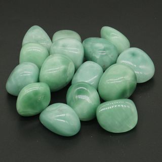 Natural Polished Gemstone Tumbled Green Stone For Wicca Reiki Crystal Healing