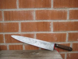Vintage 12 " Blade Lamson Goodnow 3xl Carbon Chef Knife Usa