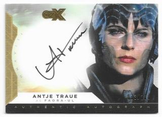 2019 Cryptozoic Czx Heroes & Villains Antje Traue Autograph Auto Card /210