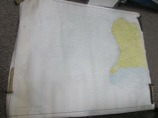Navigational Chart - West Indies,  West Coast Of St Croix Island - 42 X 35 - 23