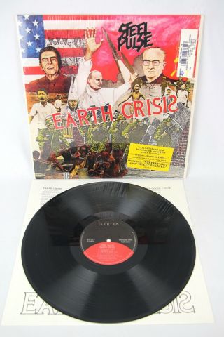 Steel Pulse Earth Crisis Vinyl Lp Record Near