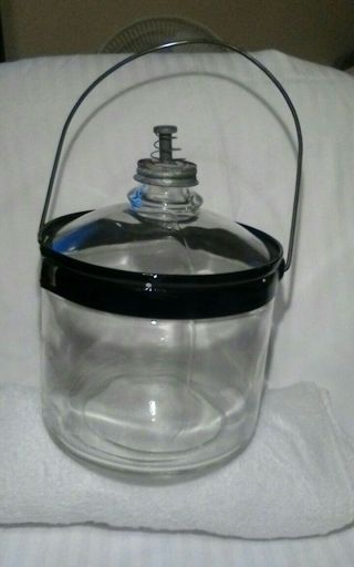 Vintage Kerosene Glass Jug