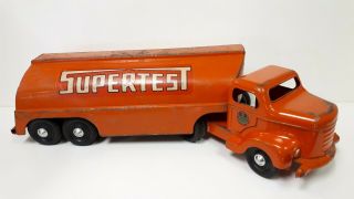 1950 ' s MINNITOY Supertest Tanker Truck - Great 2