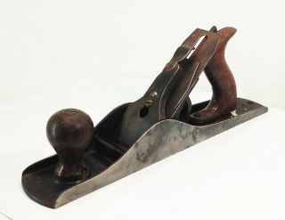 Vtg Antique Stanley Bailey No.  5 Wood Plane Tool 14 " Smooth Bottom