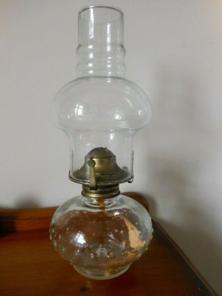Vintage Lamplight Farm Glass Oil Lamp