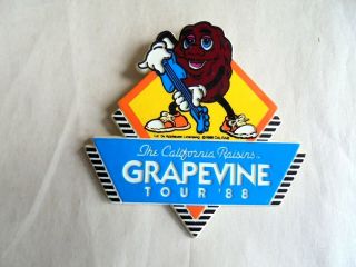 Vintage 1988 California Raisins Grapevine Tour 
