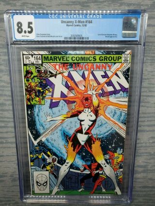 Cgc Graded 8.  5 Uncanny X - Men 164 Marvel Comics 1982