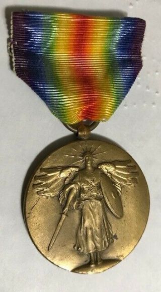 Ww1 The Great War For Civilization Us United States Victory Service Medal