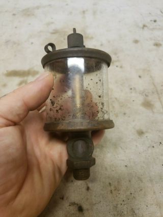 Antique Lunkenheimer Brass Steam Engine Drip Oiler Fig 1300 No 4 Vintage Gas Oil