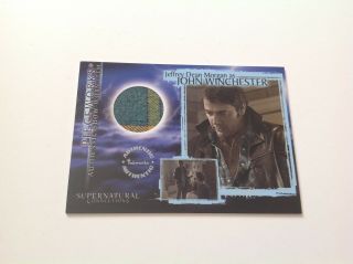 Supernatural Connections Trading Cards - Pw3 Pieceworks Jeffrey Dean Morgan