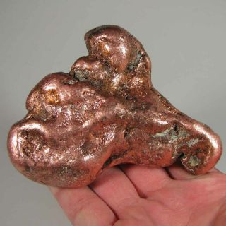 4.  1 " Native Copper Nugget - Keweenaw Peninsula,  Michigan - 1.  6 Lbs.