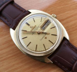 Vintage Omega Constellation Automatic 14k Watch,  Fully Serviced,