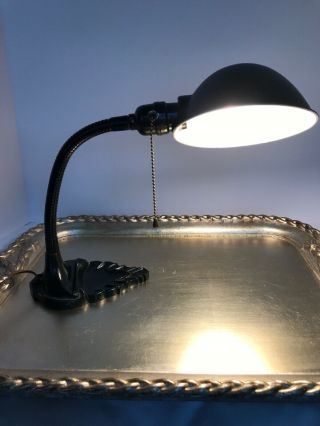 Vintage Universal Electric Loc Co Chicago Ill No 33 Art Deco Gooseneck Lamp