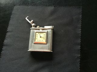 1930s Sterling Silver Watch/lighter - Maybe George Boothby.  Hall Marked