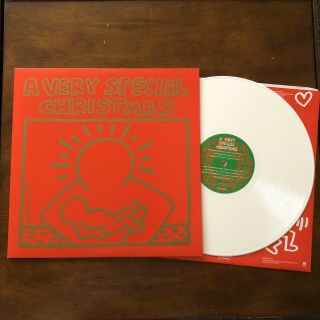 A Very Special Christmas White Vinyl Lp Limited Edition Keith Haring Cover Rare