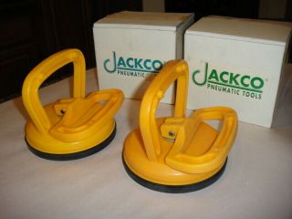 Nos 2 Vintage Jackco Pneumatic Tools " Vacuum Grip " Extreme Grip Ability