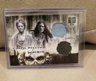 2018 Topps The Walking Dead Hunters & Hunted Carol / Walker Dual Wardrobe Relic