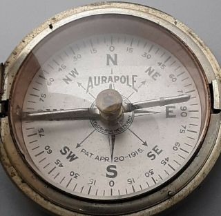 Vintage Aurapole Compass Short & Mason Full - Hunter Case