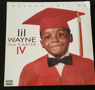Lil Wayne Tha Carter Iv 2xlp Vinyl,  Album,  Deluxe Edition,  Red Translucent,  Vg,