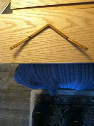 Vintage Mini Wood 12 Inch Rule That Folds Up