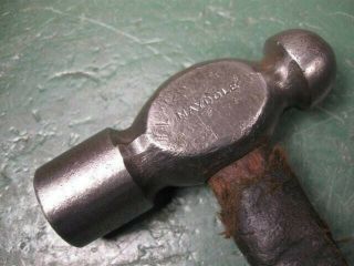 Old Vintage Tools Mechanics Hammer Ball Pein Maydole