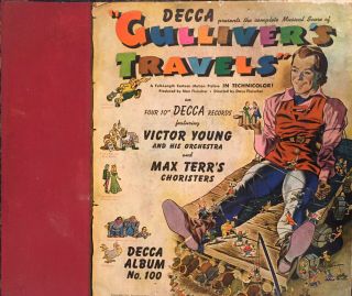 Gulliver’s Travels 78 Rpm Victor Young’s Orch Max Teri Chorus Decca