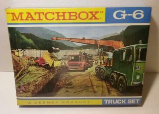 Vintage 1960 ' s MATCHBOX G - 6 - (8) Truck Gift Set - 2