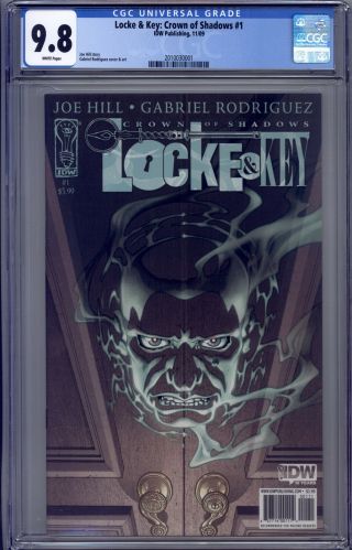 Locke & Key Crown Of Shadows 1 Cgc 9.  8 Joe Hill Story,  Gabriel Rodriguez Art