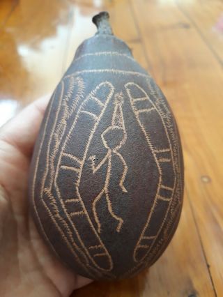 Aboriginal Boab Nut - Carved