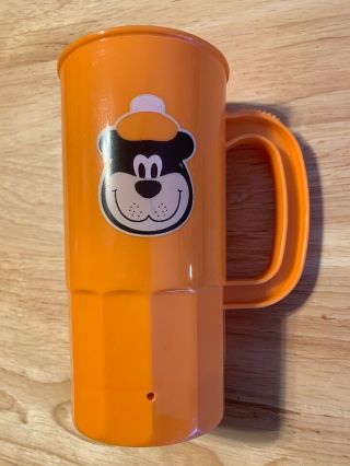 Vintage Plastic A&w Root Beer Mug Cup Rooty The Great Root Bear Mascot