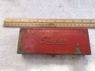 Vintage Snap On Tools Kra 222b 1/4 " Drive Socket Metal Tool Box