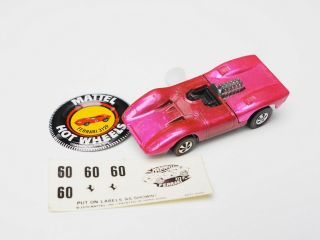 100 Hot Wheels Redline Ferrari 312p Hot Pink
