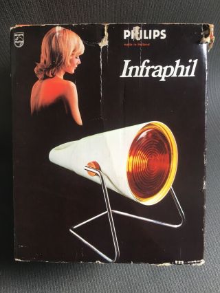 Vintage 70s Phillips Infraphil Health Lamp - Charlotte Perriand Design 3