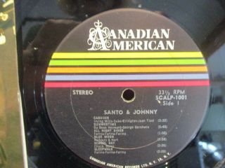 Santo & Johnny Self Titled LP 2