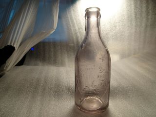 Coca Cola Bottle Salt Lake (hall Of Fame Bottle?,  Early Crown Top,  Light Sun Color