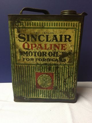 Sinclair Opaline Motor Oil For Ford Cars 1 Gallon Can