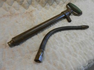 Antique Wilcox Crittenden Brass Hand Bilge Pump