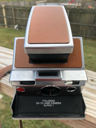Vintage Collectible Polaroid Sx - 70 Land Camera Alpha 1 W/ Case